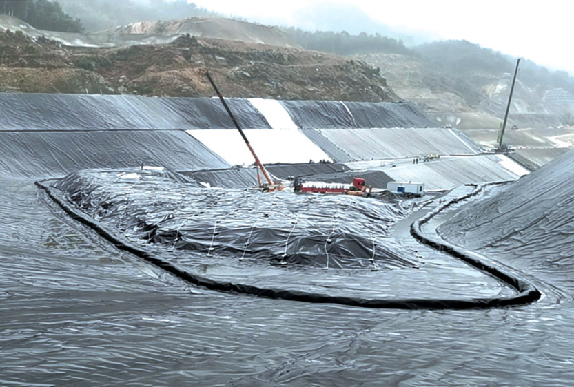 Geomembrane construction