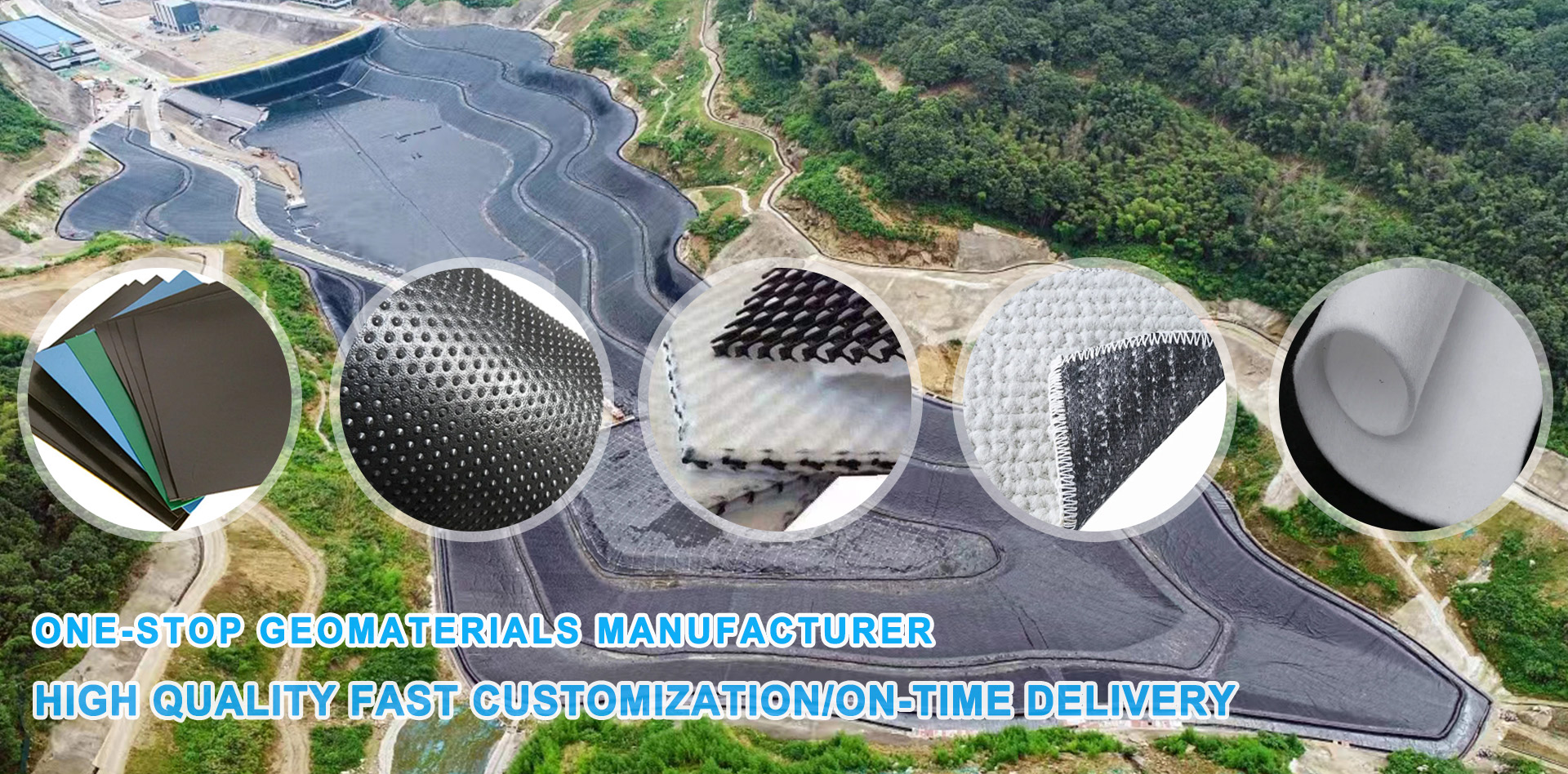  hdpe geomembrane pond liner